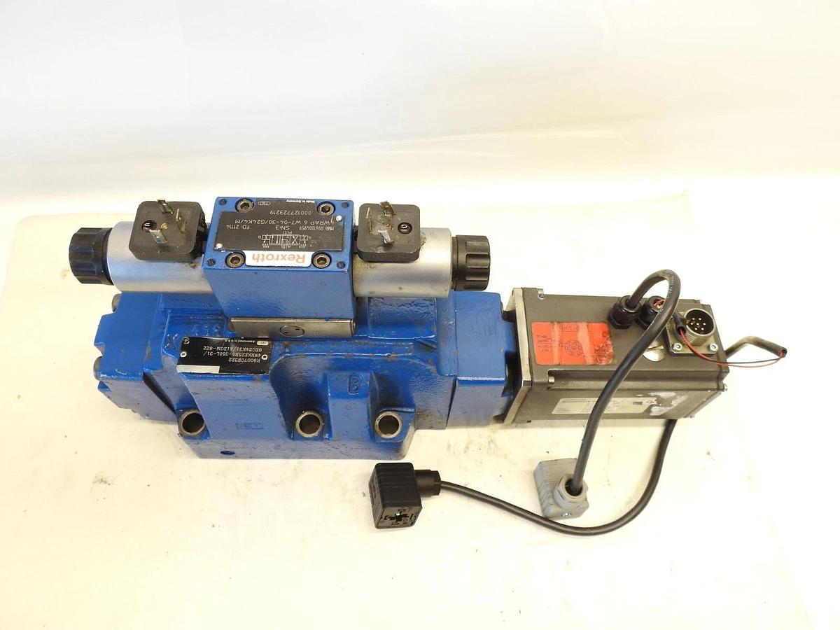 Used Used Oem Rexroth R900709322 4WRKE25R5-350L Hydraulic Valve Assembly
