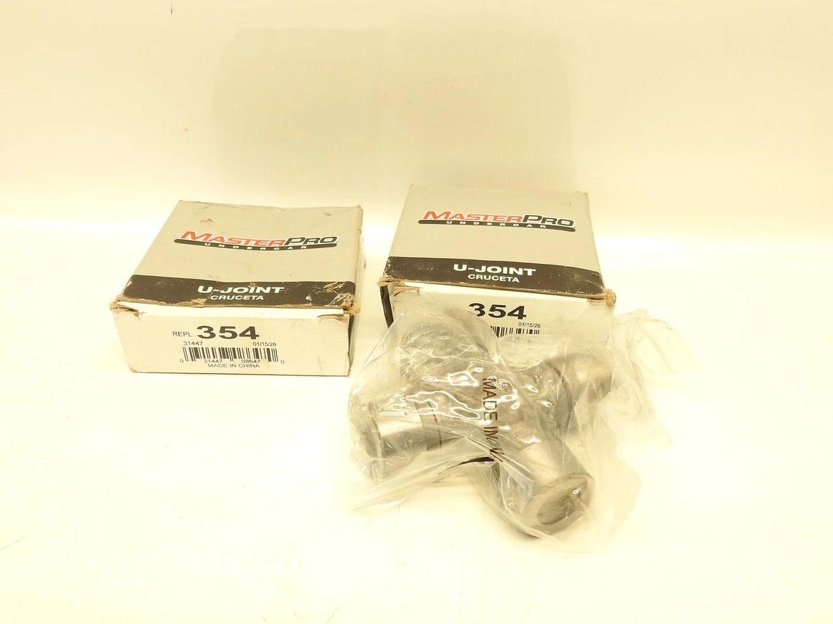 Lot of 2 MasterPro 354 31447 U-Joint Cruceta Undercar Fits 1957-1958 Buick Roadm
