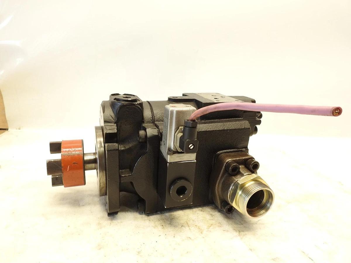 Oem Parker PV020R1K1S1NPPR Hydraulic Piston Pump 4 Bolt Holes Keyed Shaft