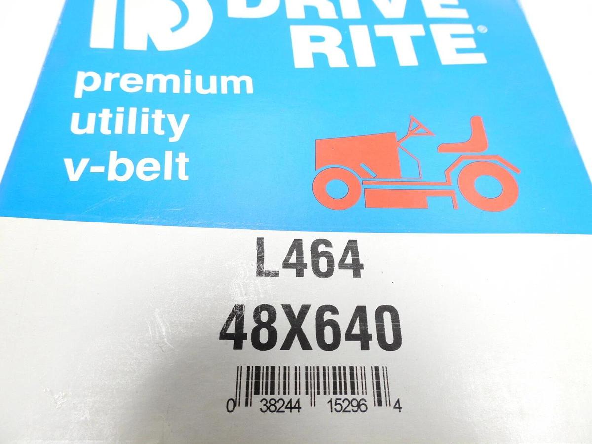 New Drive Rite L464 58X640 Premium Utility V-Belt