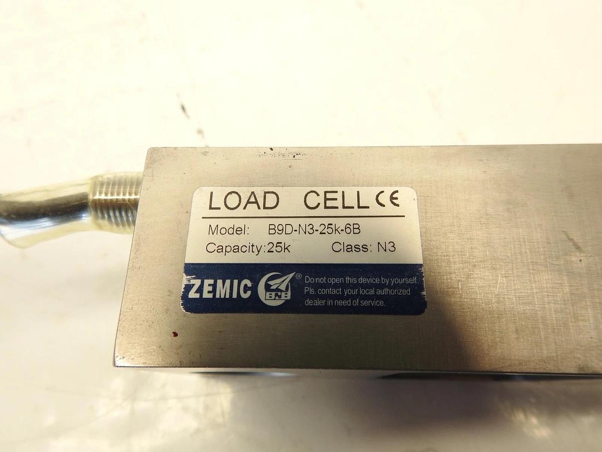 New Genuine Zemic B9D-N3-25K-6B Stainless Steel 25k load