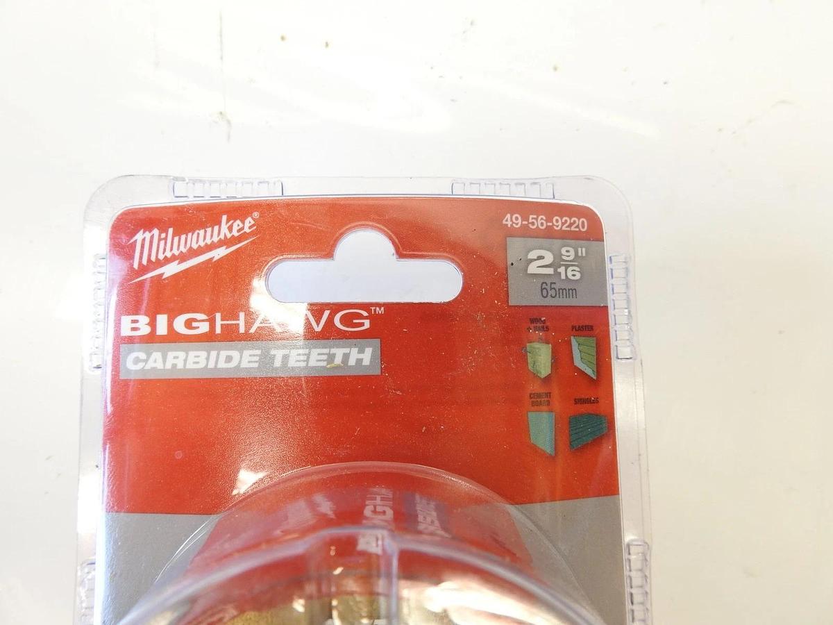 New Oem Milwaukee 49-56-9220 2-9/16" BIG HAWG with Carbide Teeth Hole Saw 1-Pack