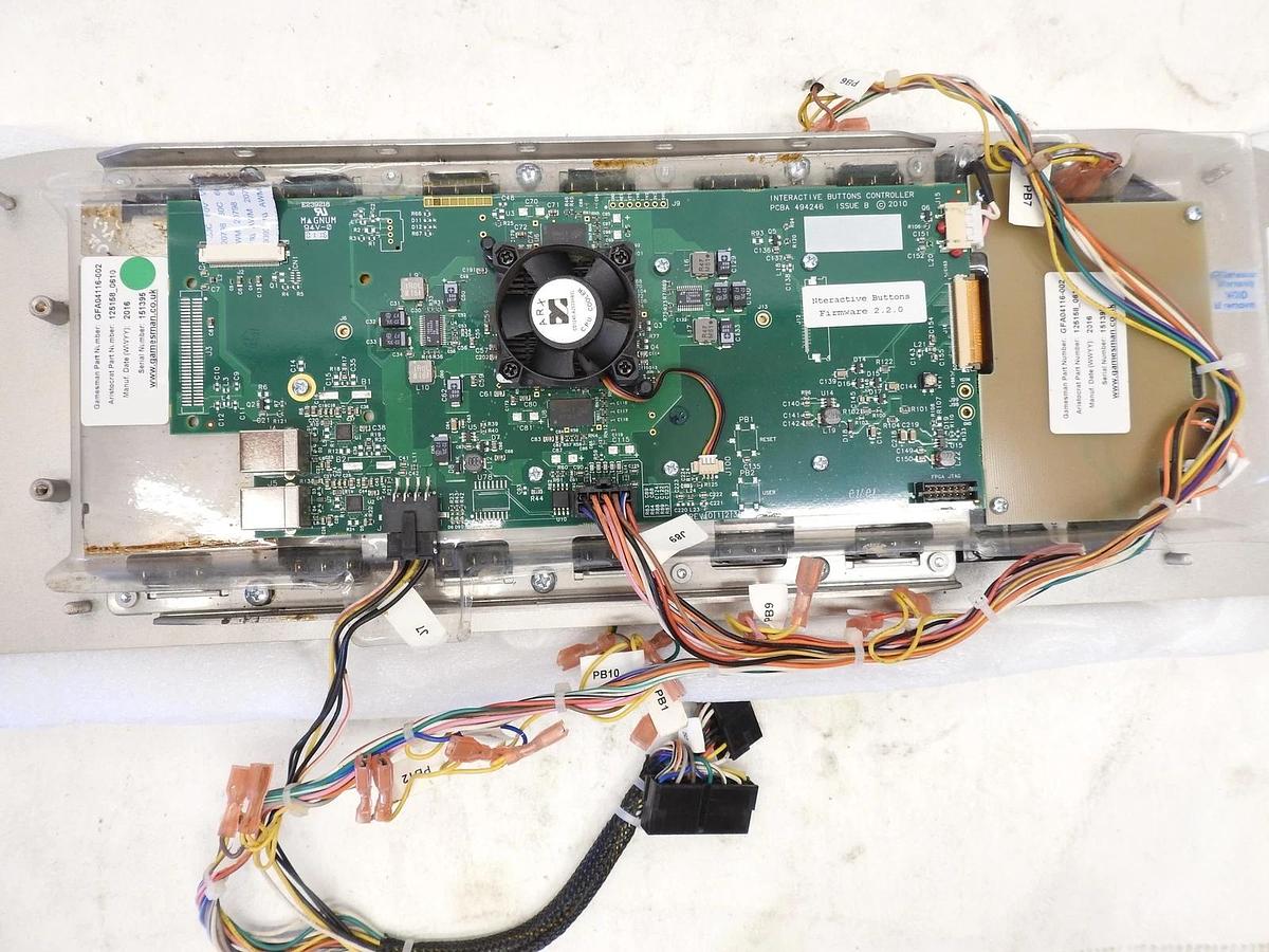 New Gamesman GFA04116-002 Button Panel 125158_0610