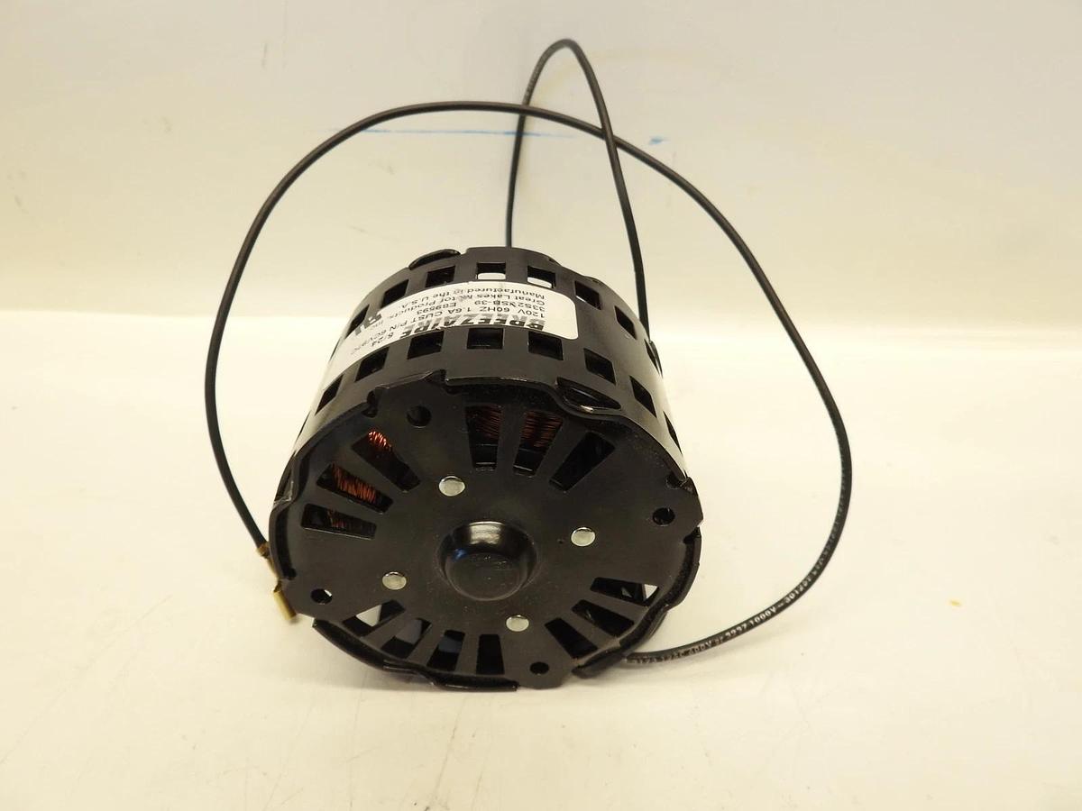 New Breezaire 6CV97C Fan Motor 120V 60HZ 1.6A WK, WKL, WKE, WKS, WKSL Fan Motor