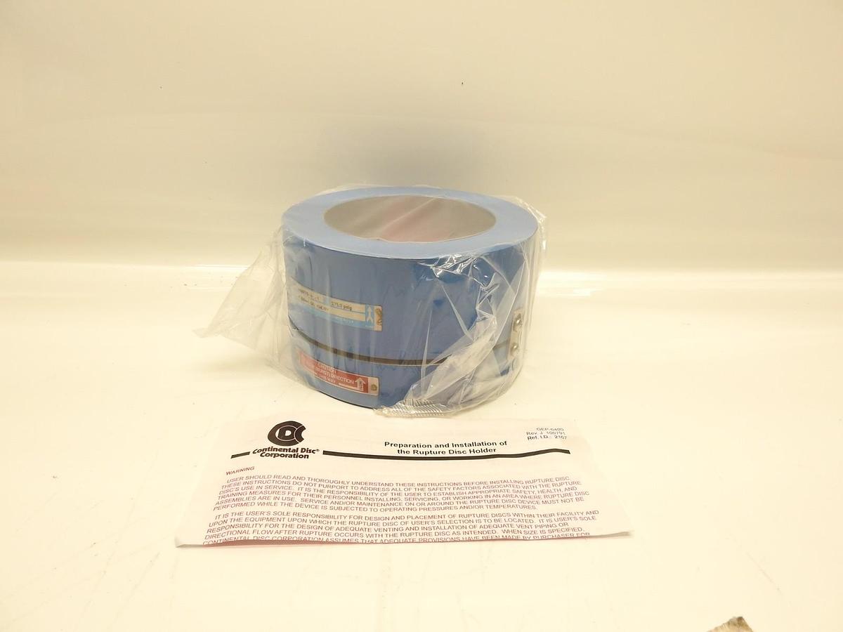 New Continental Disc Corporation Disc Holder 10108276-4-1-1 4" 100mm 250# ASME H