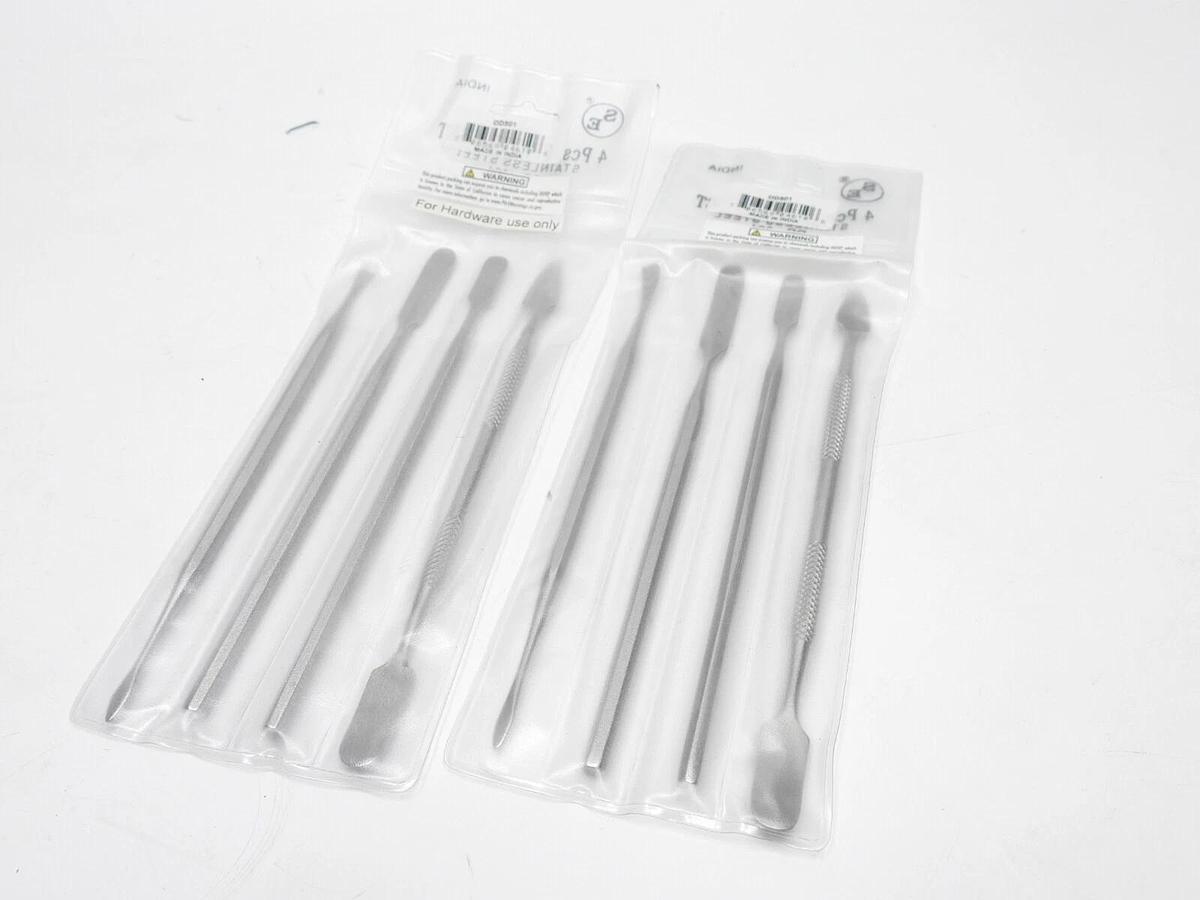 Lot Of 2 4pc STAINLESS STEEL SPATULA SET DD-301