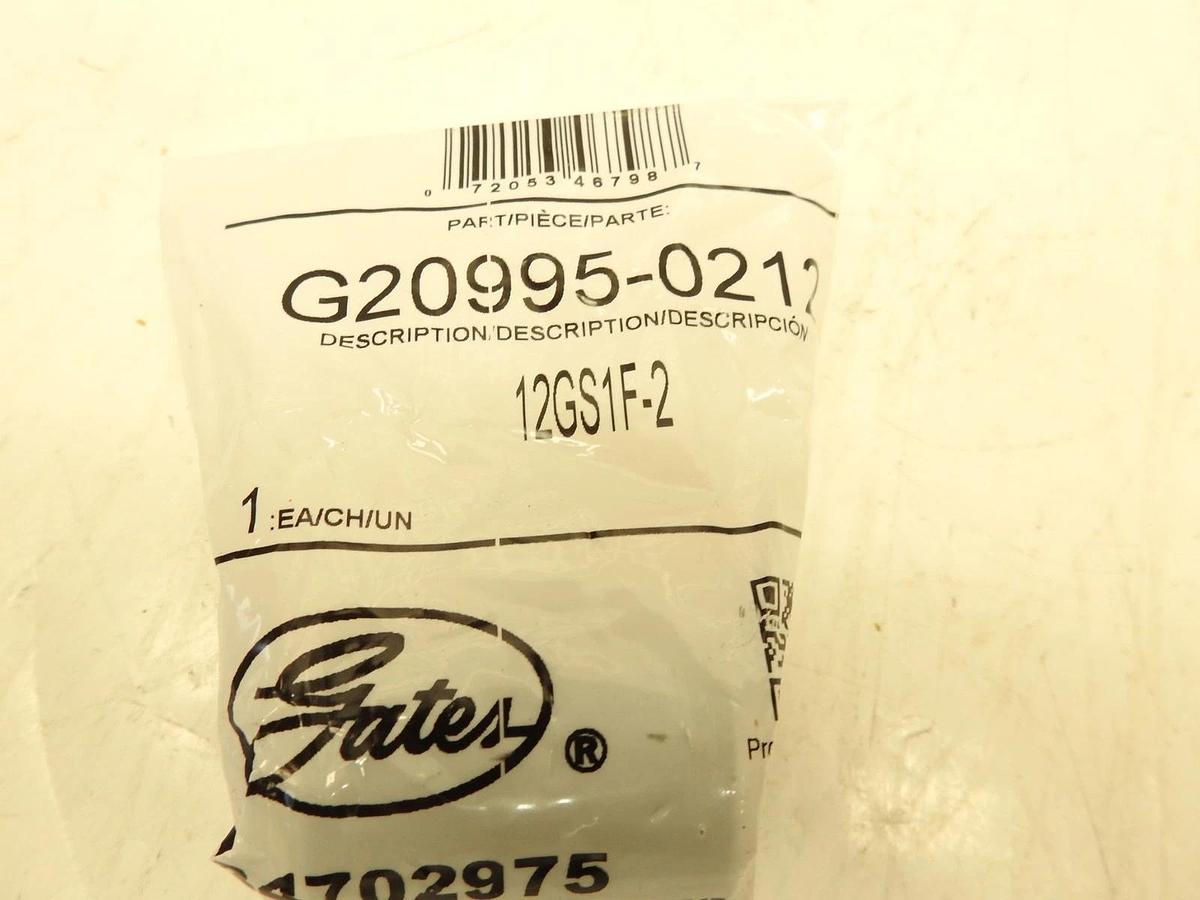 Gates 12GS1F-2 - G20995-0212 Hydraulic Hose Fitting