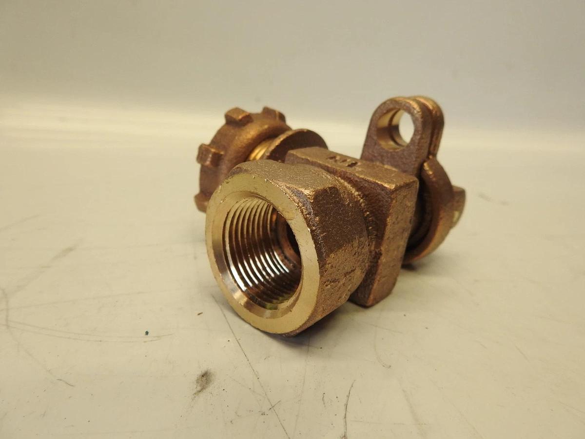 New Mcdonald Angle Curb Valve 3/4" FNPT x 5/8" Stop&Waste Full Port