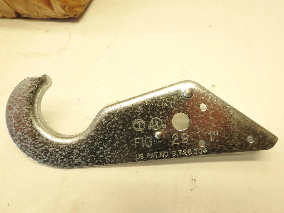 LOT of 100 EATON FIG-29-1-PGL 1" DOUBLE OFFSET CPVC HANGER PRE-GALVANIZED
