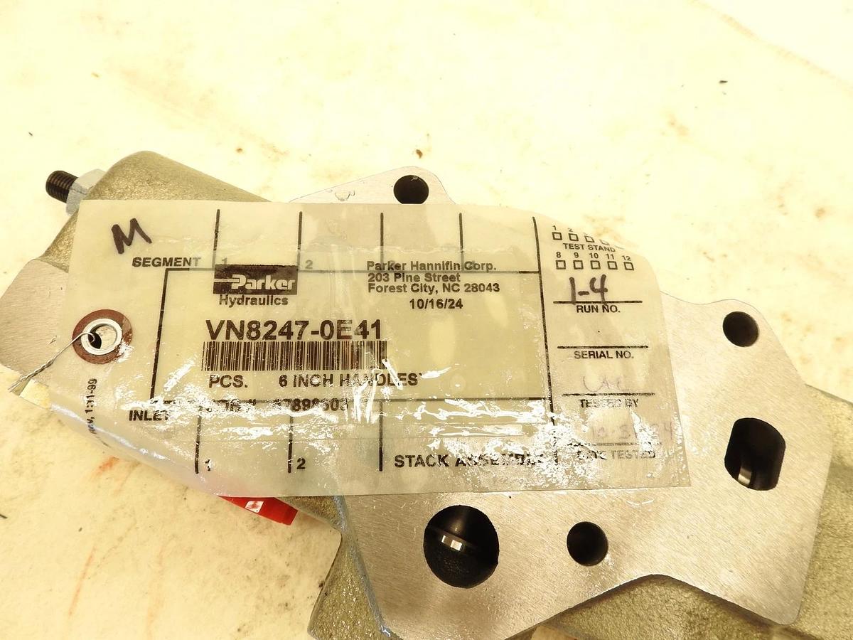 New Genuine Oem Parker VN8247-0E41 Hydraulic Valve