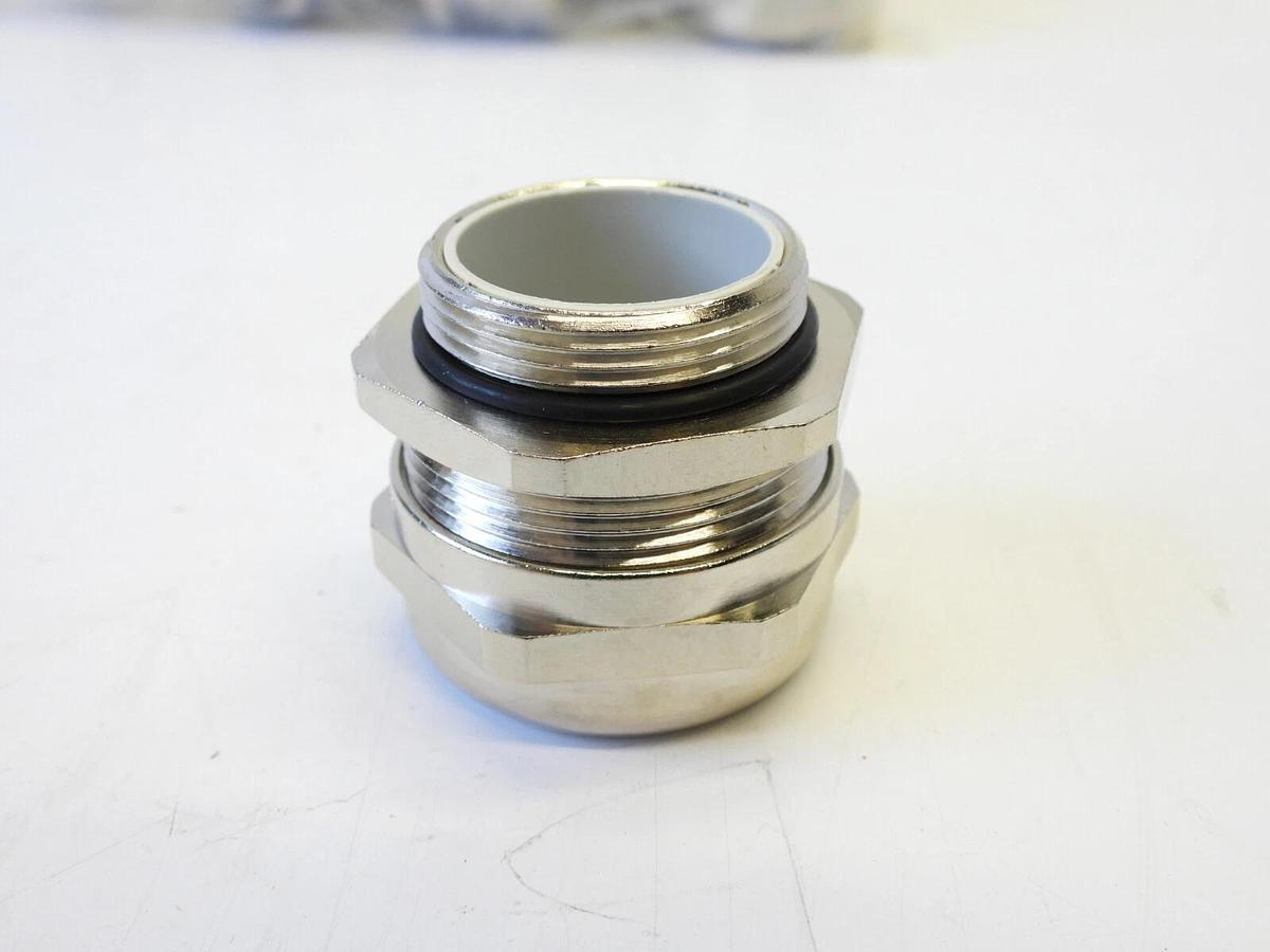 Lot of 10 Harting 19000005095 Cable Fitting, 13-20mm/18-25mm Nickel Plated Brass