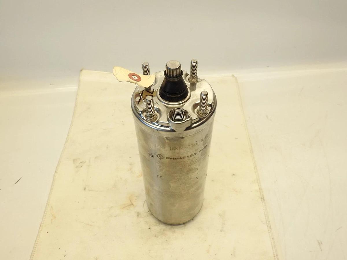 Franklin 2345524116 Super Stainless Water Well Motor 4" 3/4 HP 220V 3-Phase (50