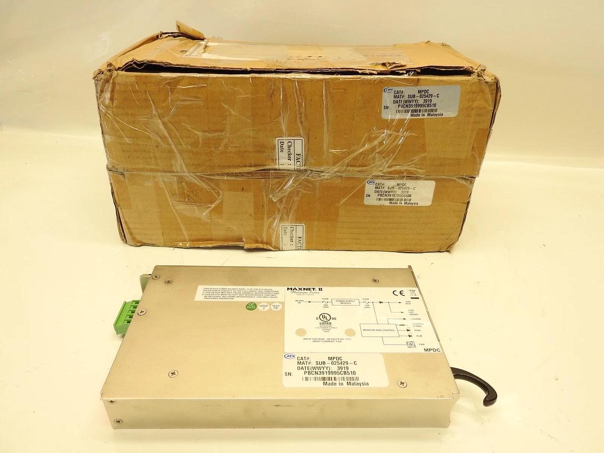 Lot Of 2 Maxinet Power Supply  MPDC Sub-025429