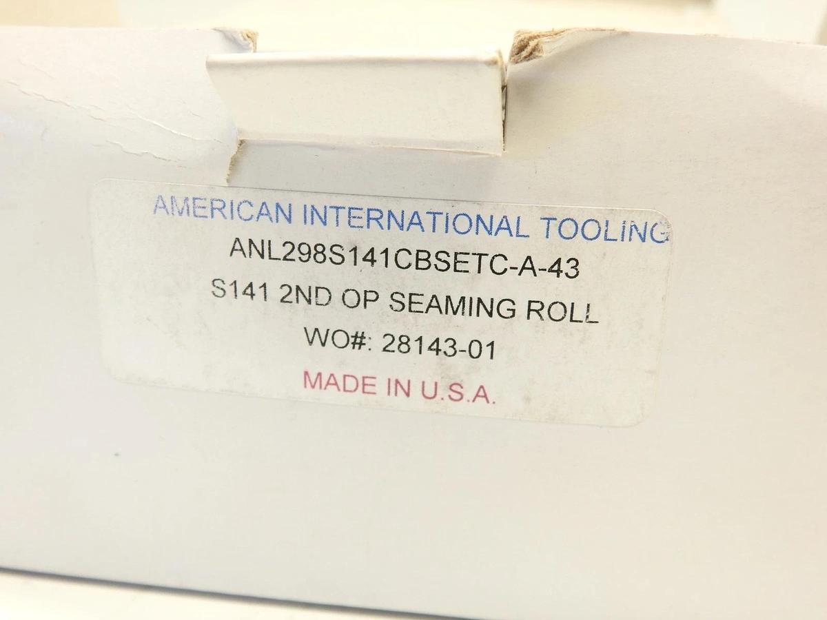 New Genuine American International Tooling ANL298S141CBSETC-A-43 Seaming Roll LO
