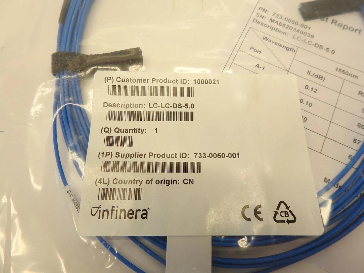 New Oem Infinera LC-LC-DS-5.0 Transceiver Module 1000021 733-0050-001
