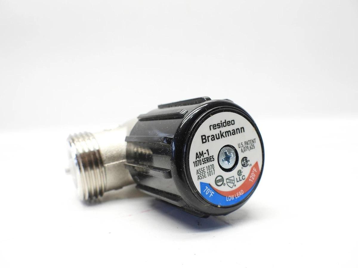 New Resideo Braukmann 1" Union Sweat Lead Free Mixing Valve (70-120F)