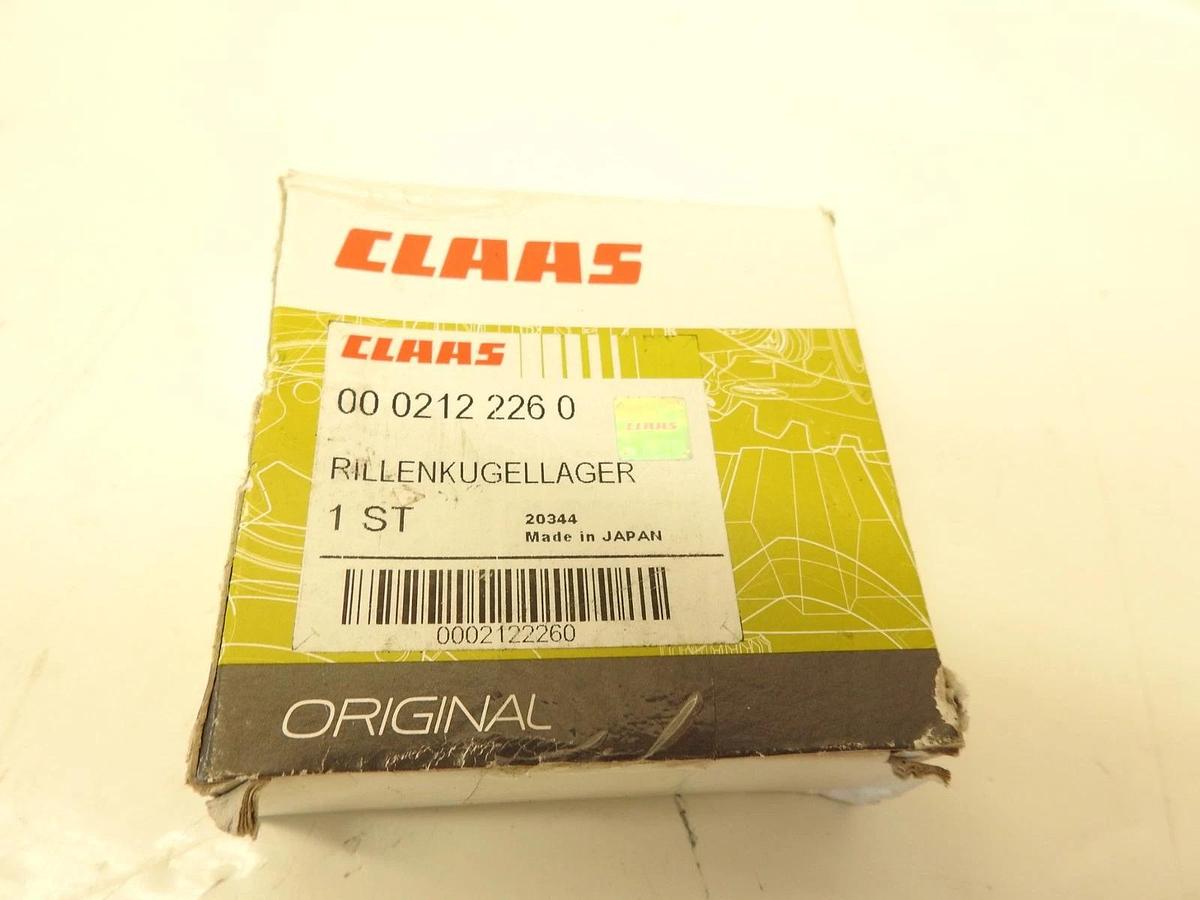 New Genuine Oem  CLAAS 0002122260 Bearing