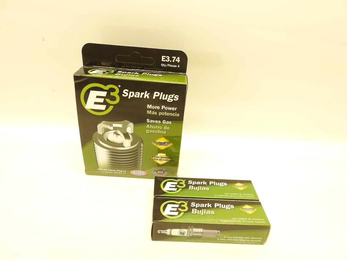 E3.74 E3 Premium Automotive Spark Plugs - 6 SPARK PLUGS