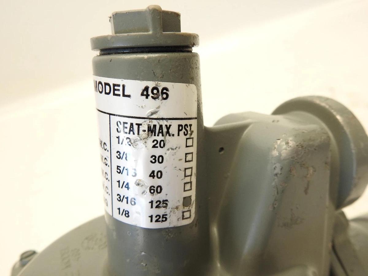 SENSUS 496-20-3/16  496 3/16 125 PSI Gas regulator