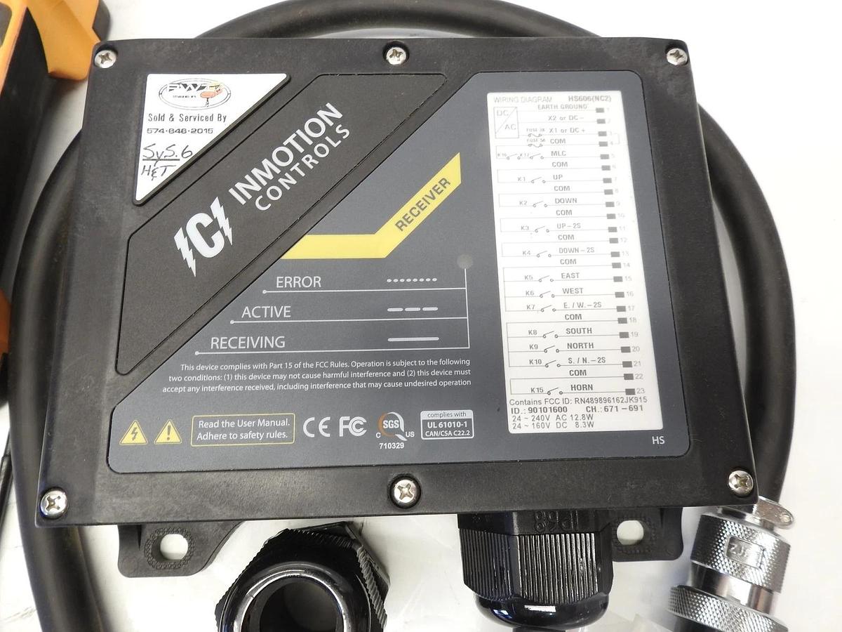 Inmotion Controls HS Receiver K202 Plus Series HS202 (NC2) w/ K606+ Transmitter