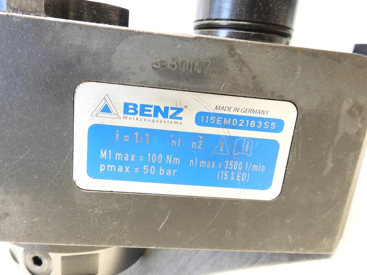 New Oem Benz Werkzeugsysteme 115EM02183S5 100Nm  50 baR For CNC Machines