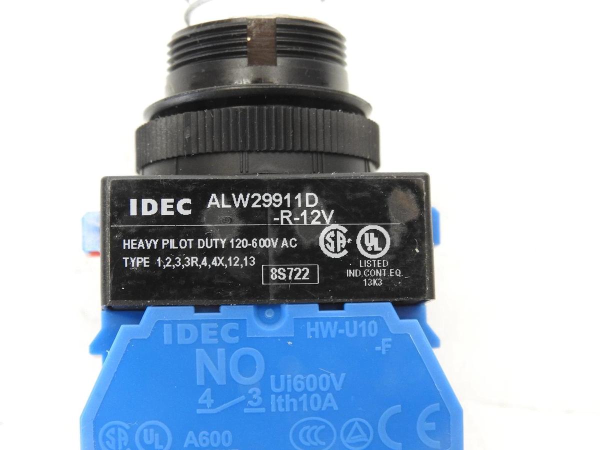 IDEC ALW29911D-G-120V ILLUMINATED PUSH BUTTON, S0010