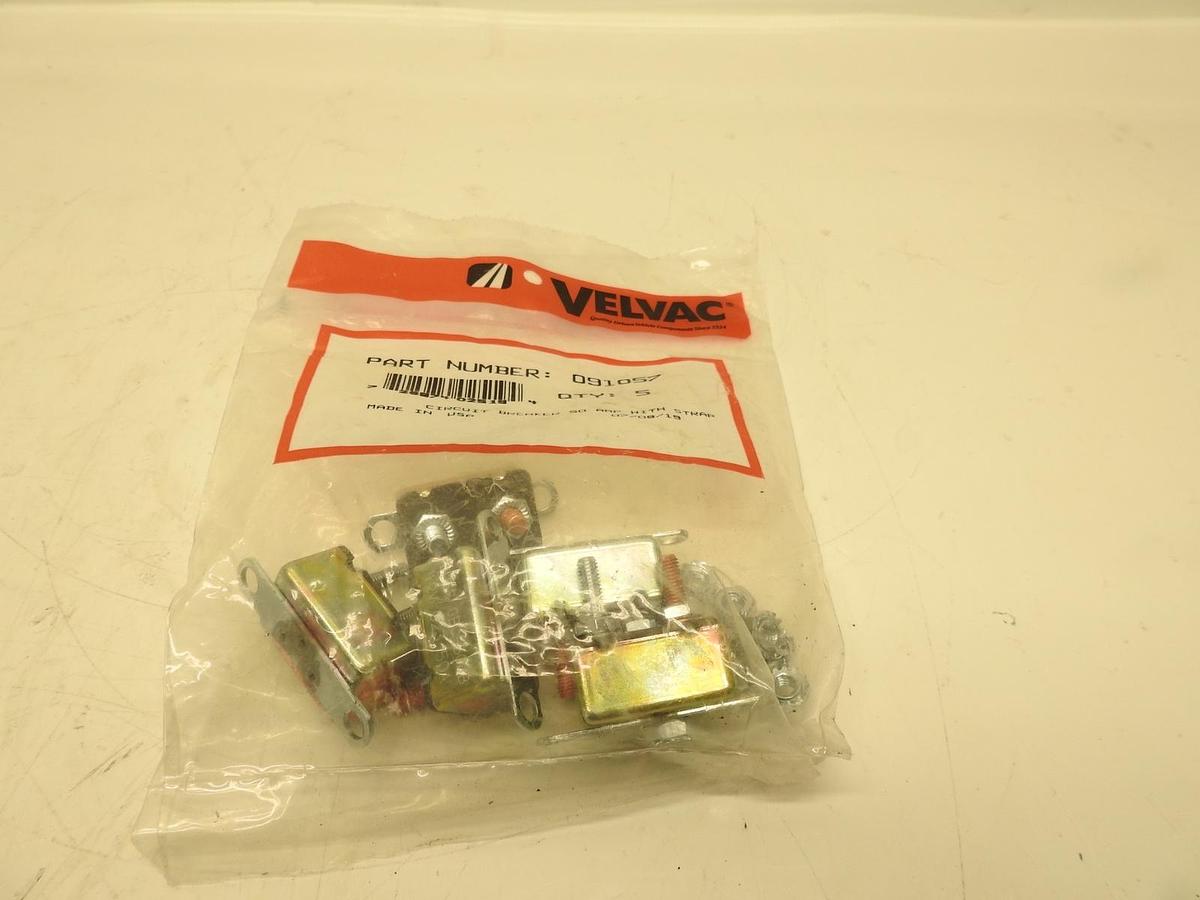 5PK Velvac Circuit Breaker 50 Amp With Strap - 091057