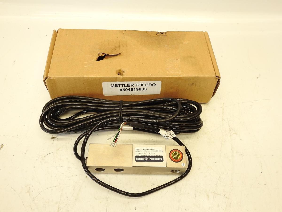 New REVERE TRANSDUCERS 5000LB LOAD CELL 09123-005E-A5-00X, D0041
