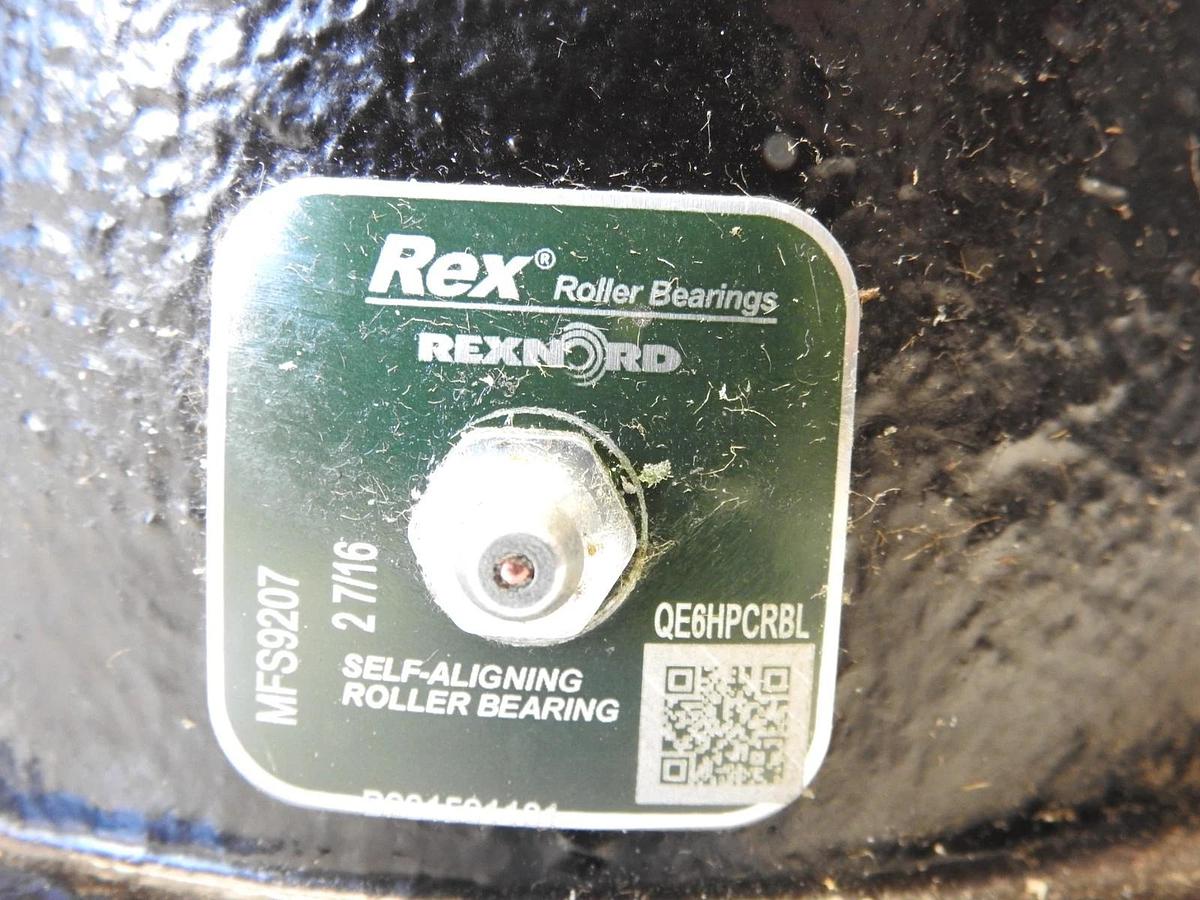 Rexnord New Roller Bearing Flange Unit MFS9207 2-7/16" Mounted 4 Bolt Block