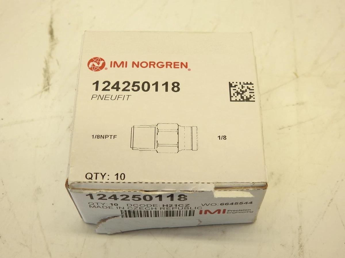 Lot Of 40 IMI NORGREN 124250119 Pneufit Adapter