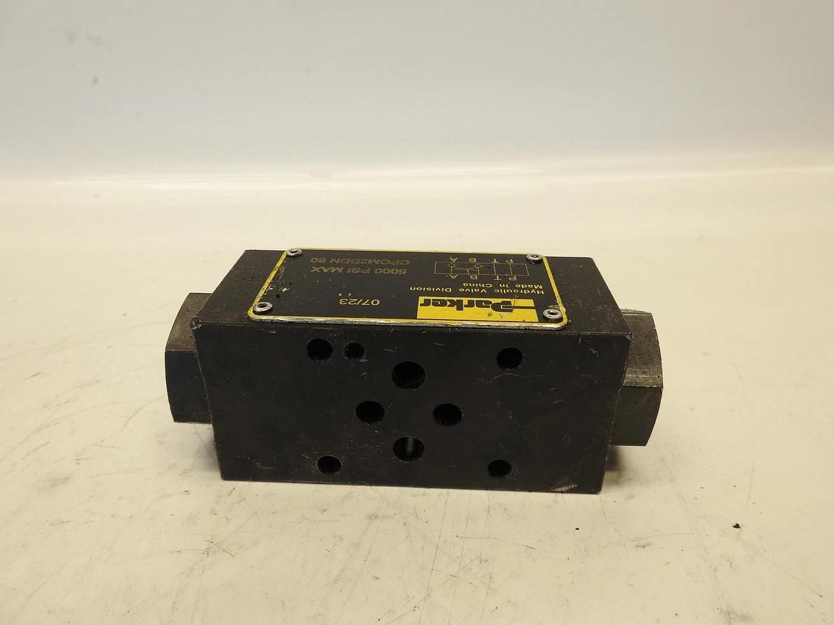 New Oem Parker Cpom2ddn 60 Hydraulic Check Valve 5000 PSI Max