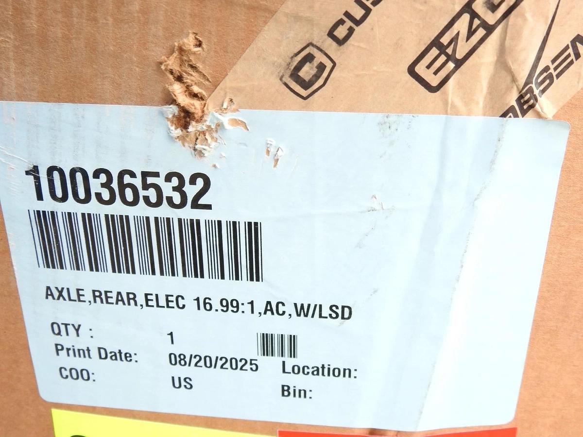 E-Z-GO Schafer 16.99:1 Rear Axle Assembly with Limited Slip - 2012-2025 ELiTE 72