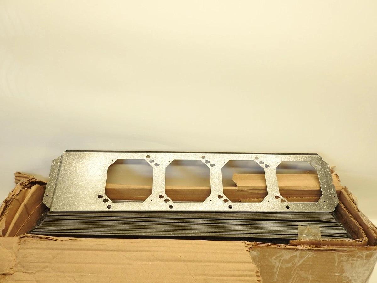 Lot Of 38 Genuine Eaton Cooper Bracket Mtg Box 24In Surf Stl Pre Galv