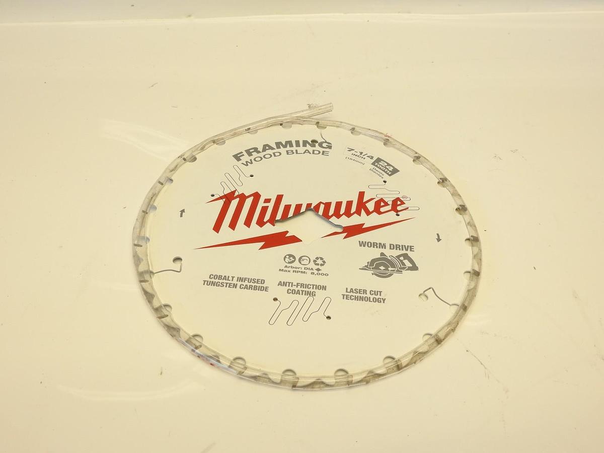 Milwaukee Circular Saw Blade 7-1/4 Inch Framing Wood Blade 48-41-0723