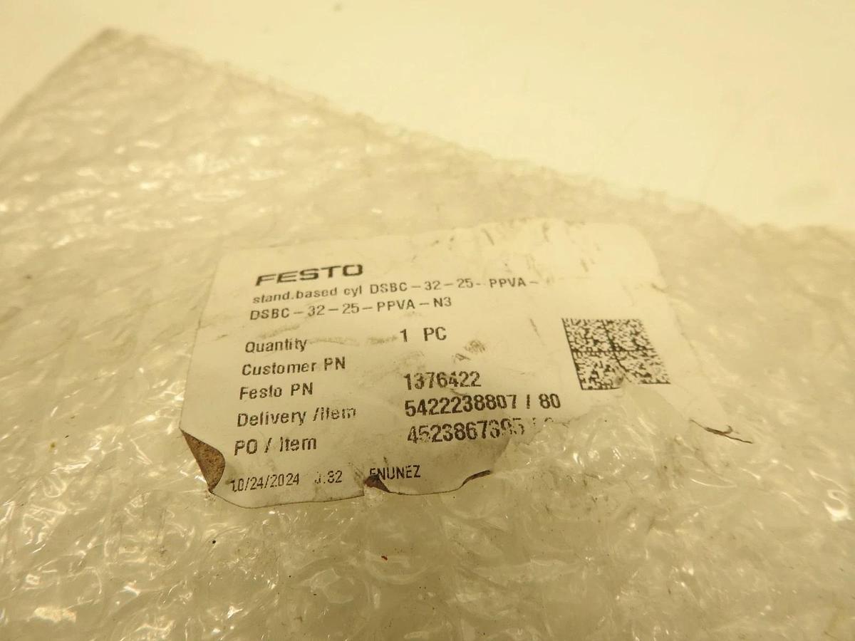 NEW FESTO CYLINDER DSBC-32-25-PPVA-N3 1376422 DSBC3225PPVAN3 12 BAR