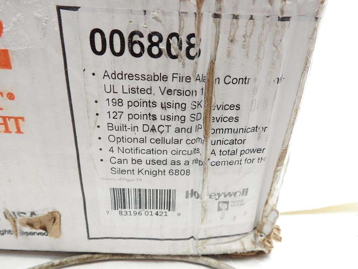 Silent Knight 6808 Addressable Fire Alarm Control Panel Honeywell 006808 5808 783196014210