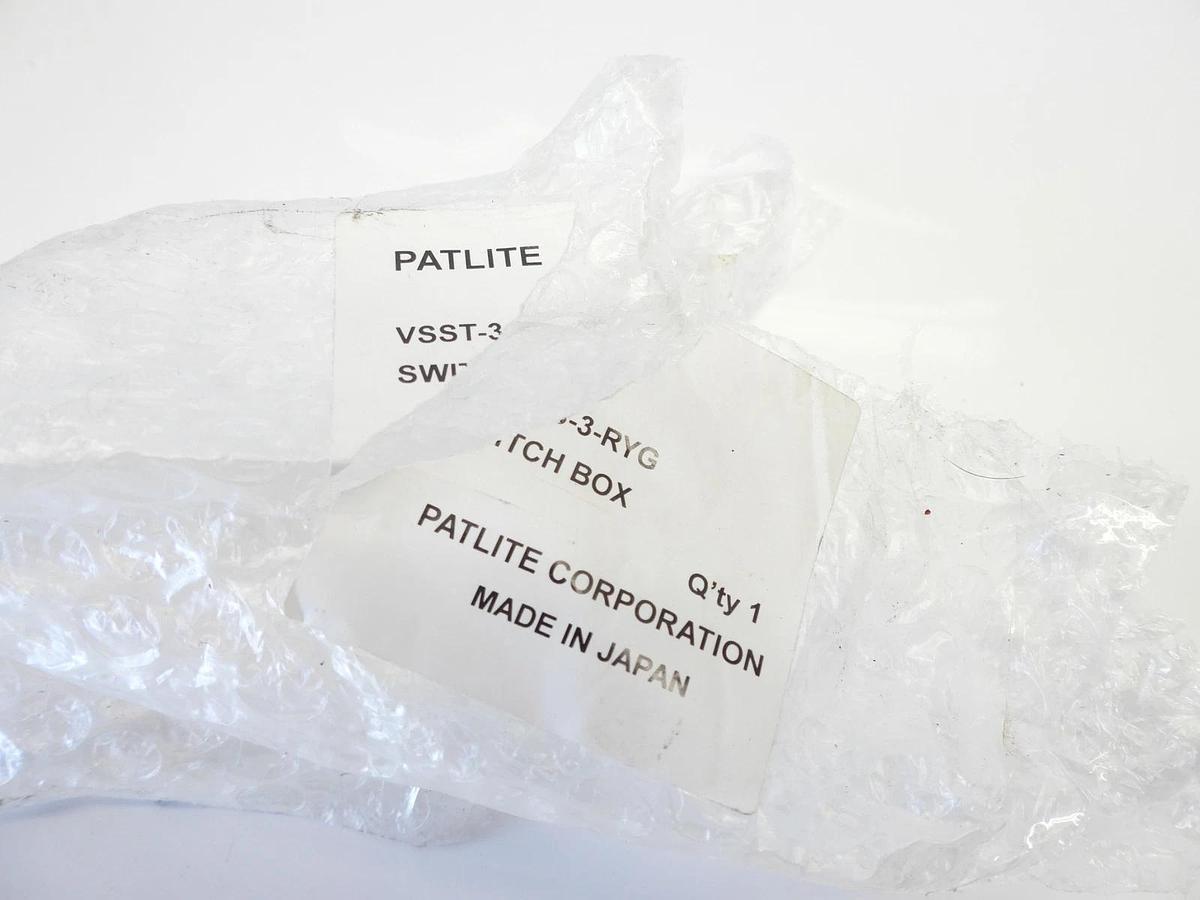 New PatLite VSST-3-3-RYG 3 Position Control Box