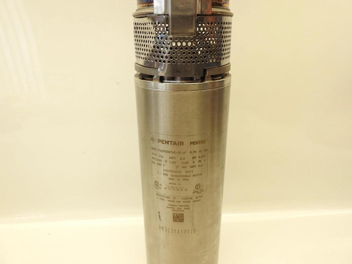 Pentair Myers 2ST72-8PLUS-P4-3 Submersible Predator Plus Series Pump 8 GPM 0.75