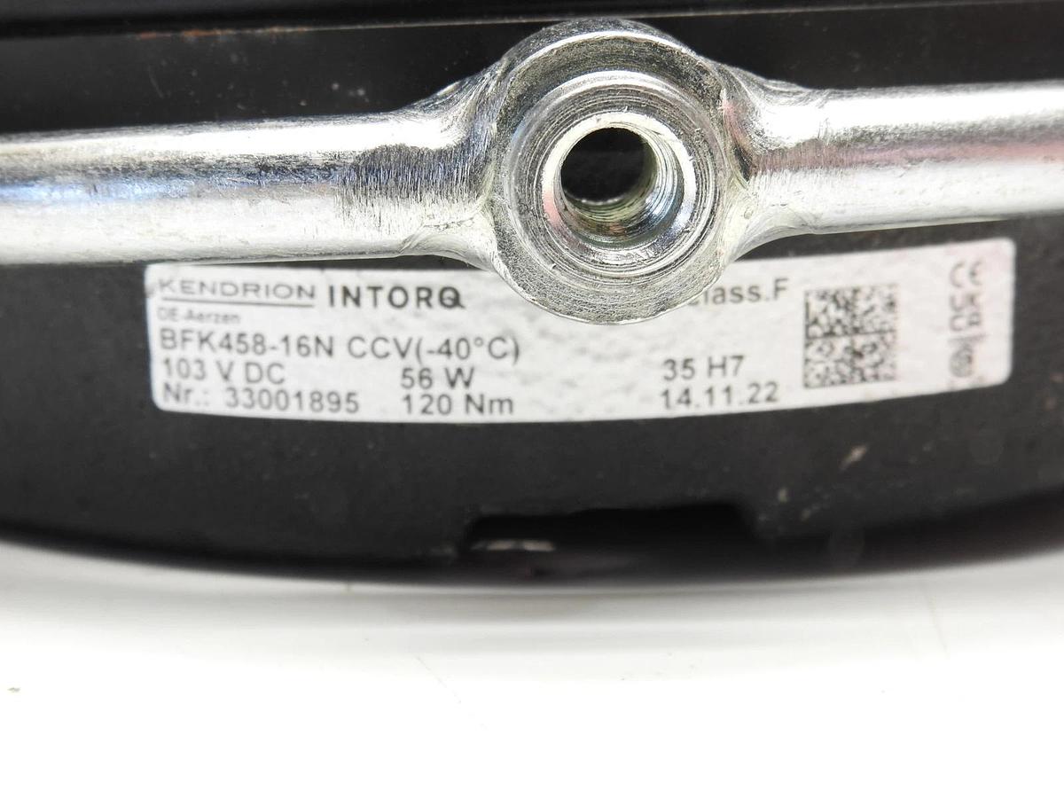 NEW GENUINE INTORQ BFK458-16N ELECTROMAGNETIC MOTOR BRAKE 56W 120Nm 103 VDC
