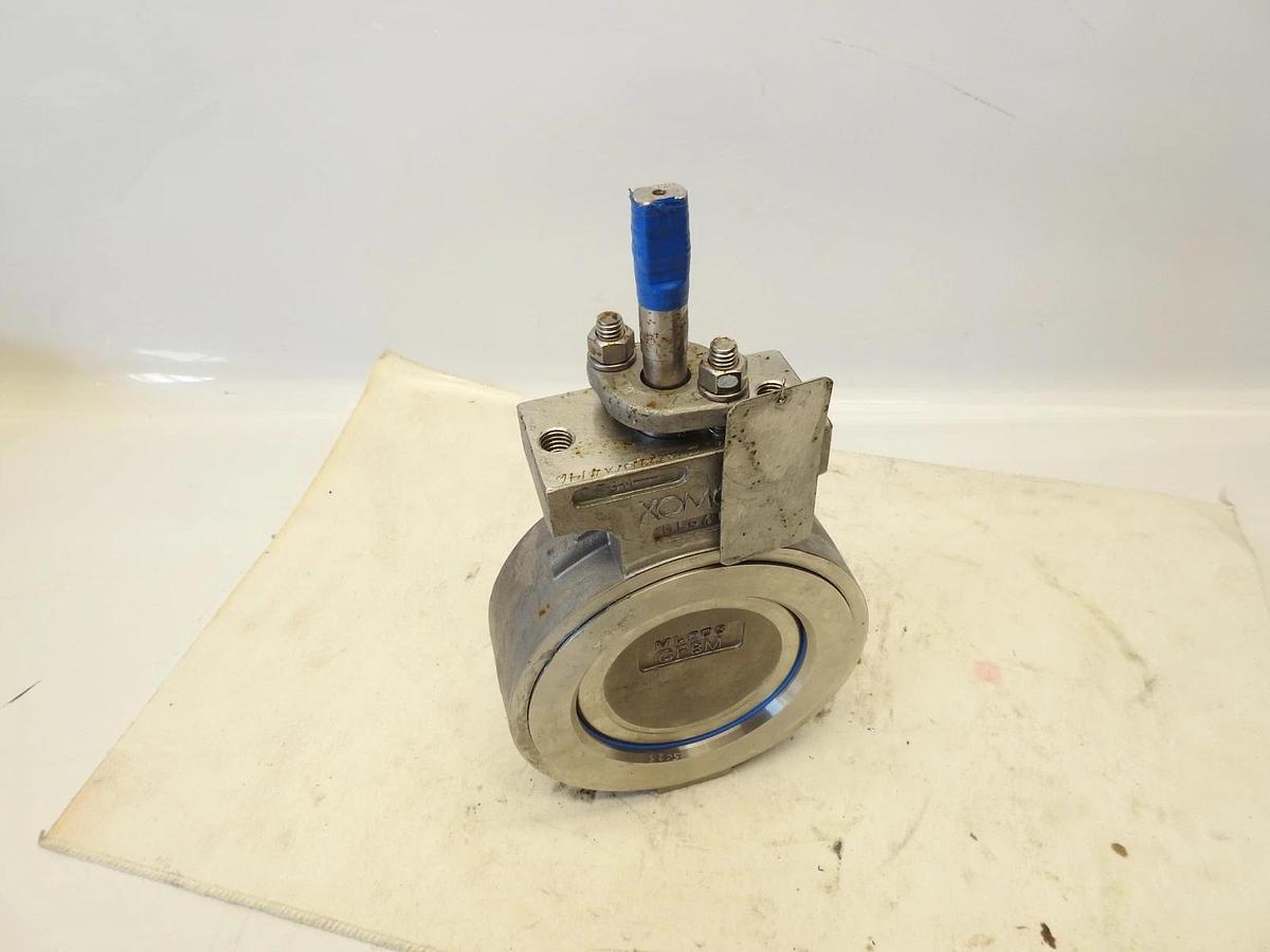 New Tufline 95C025L1 Butterfly Valve Iron 150 Stainless Wafer 4in
