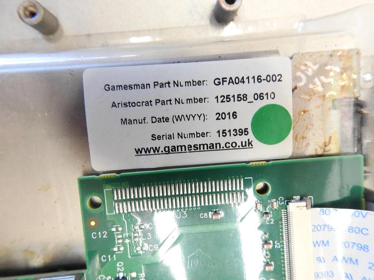 New Gamesman GFA04116-002 Button Panel 125158_0610
