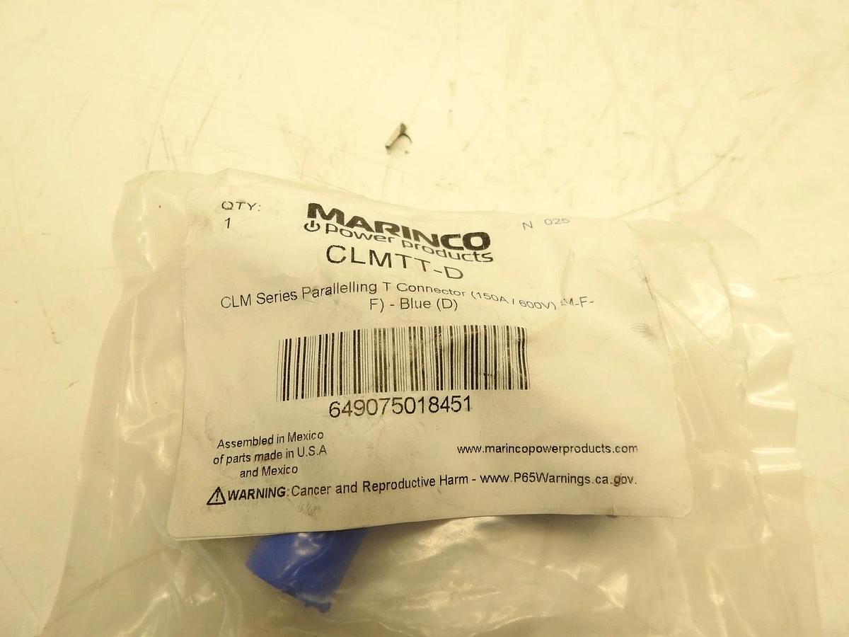 Marinco CLMTT-D CLM 15 Series Parallelling T Connector (150A / 600V) (M-F-F) - B