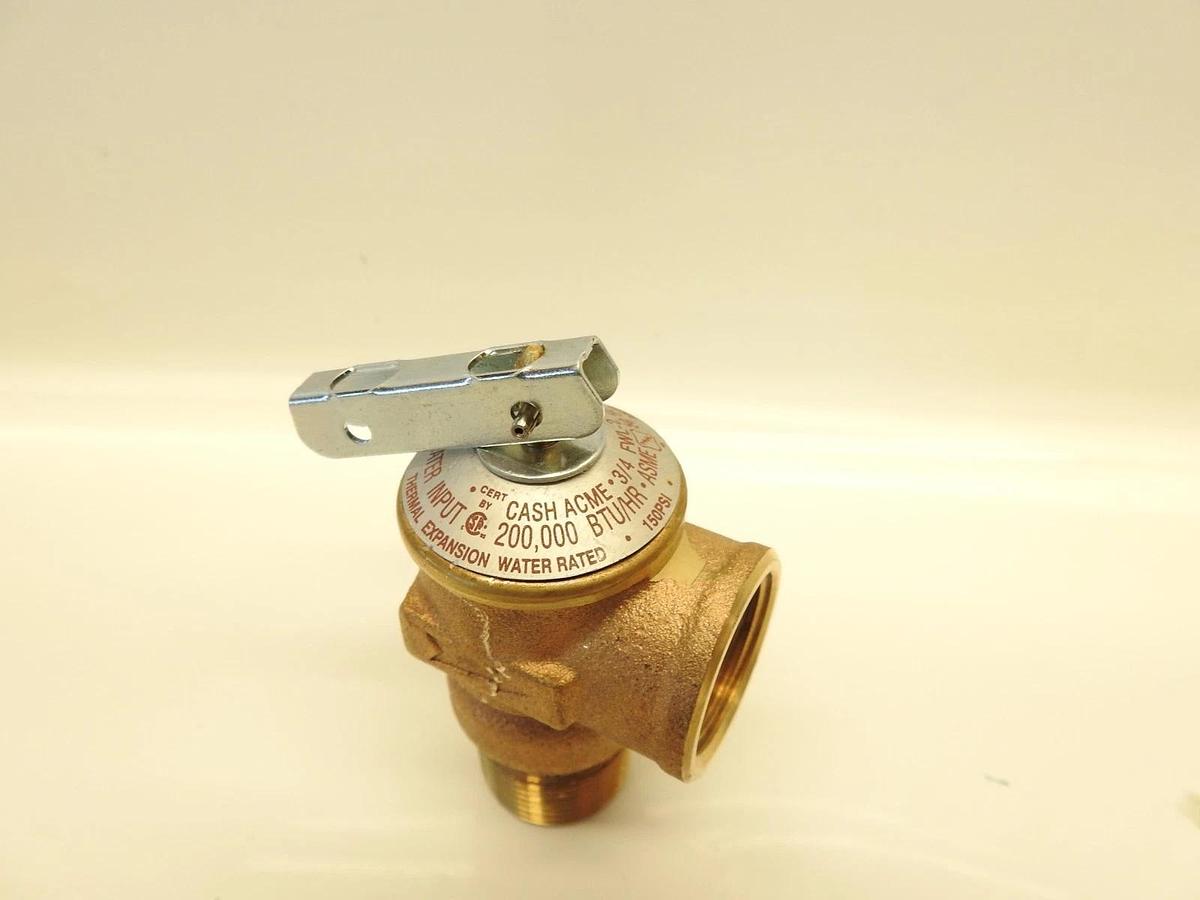 New Cash Acme CSA-0G1438.6C Stainless Steel Pressure Relief Valves Free Ship