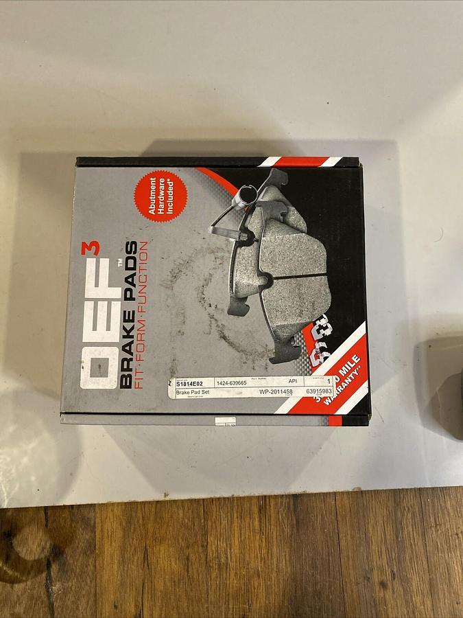 Disc Brake Pad Set-OEF3 Semi-Met Rear Autopart Intl 1424-683894