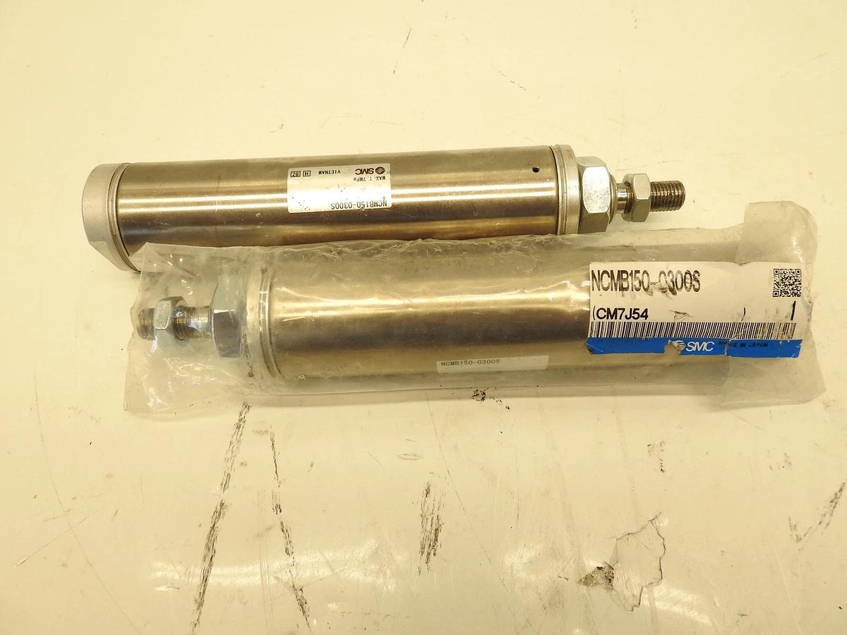 Lot Of 2 SMC NCMB150-0300S-X163US / NCMB1500300SX163US