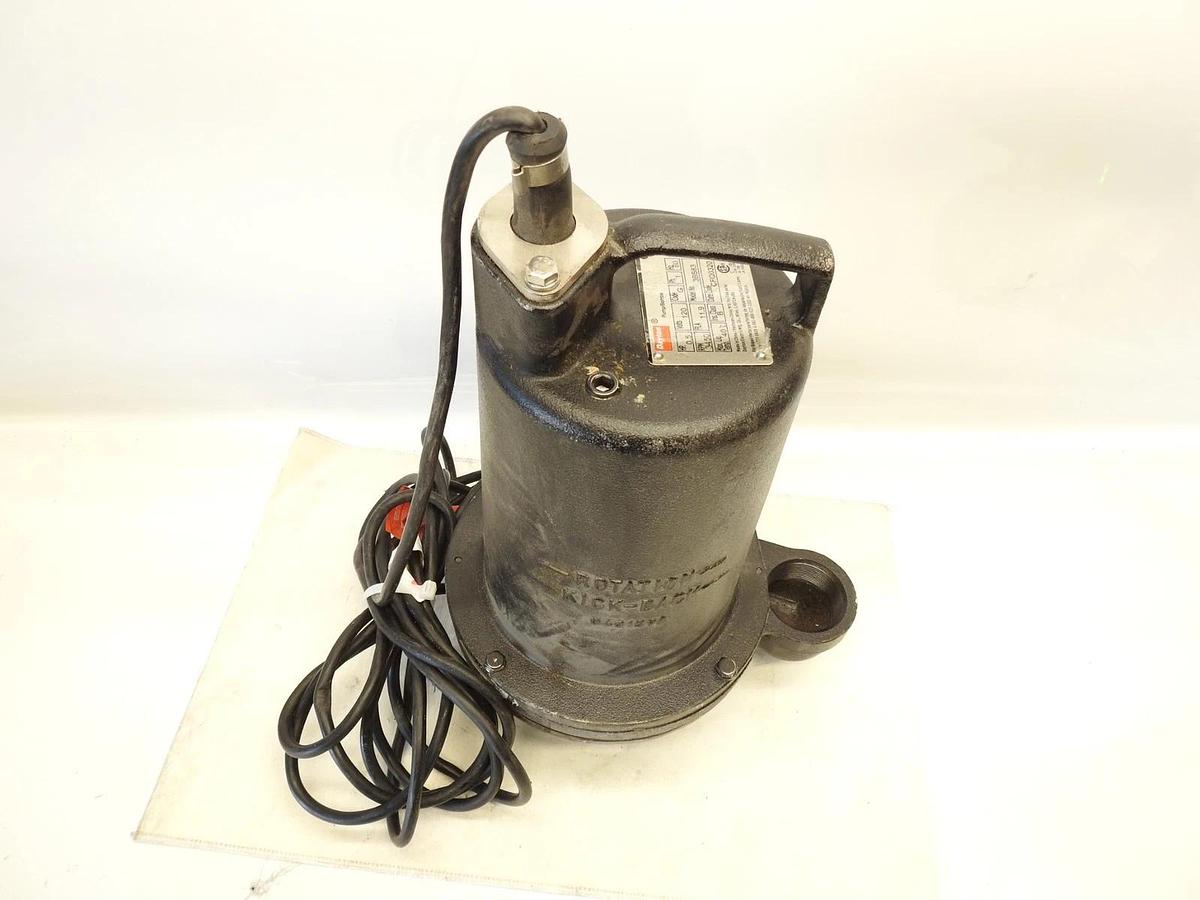 New DAYTON 3BB83 1/2 HP Effluent Pump,Tether Float TESTED