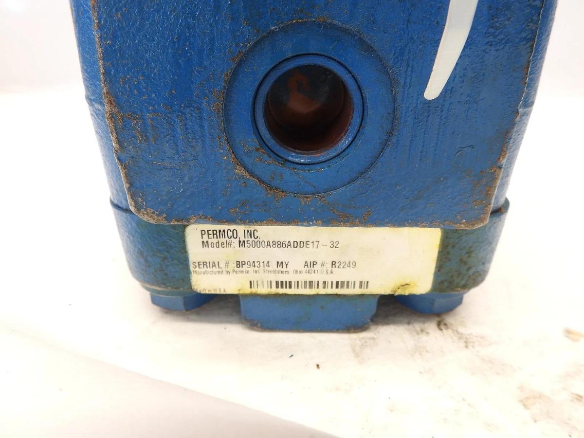 New Permco 5000 Series Hydraulic Motor M5000A886ADDE17-32  BP94314