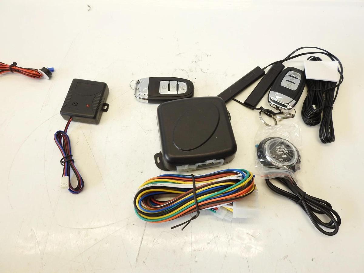 Keyless Entry Engine Start Alarm System Push Button Remote Starter Stop Car SUV