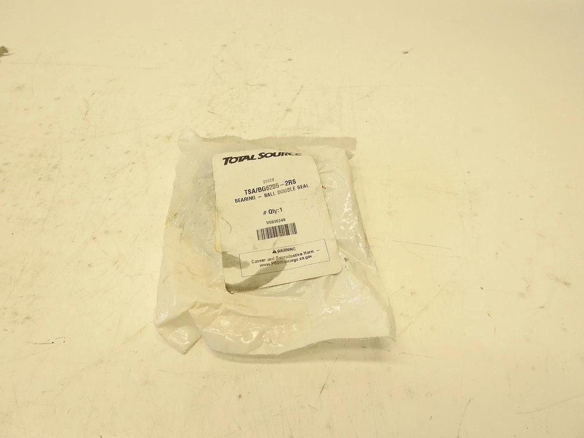 TOTAL SOURCE BG6205-2RS, BULD8/00 BEARING DOUBLE SEALED