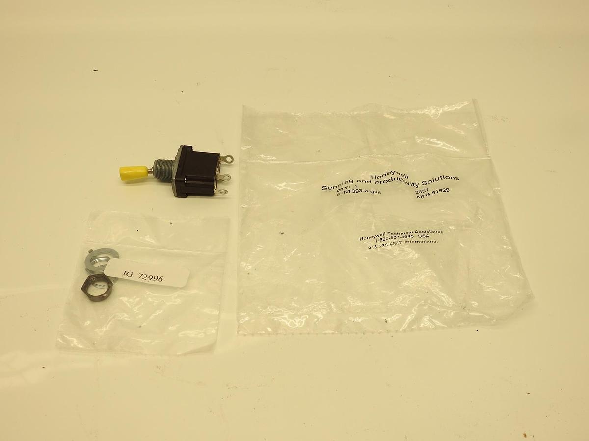 New Oem Honeywell 31NT393-3-B08 MICRO SWITCH Toggle Switches: NT Series Flat Bas